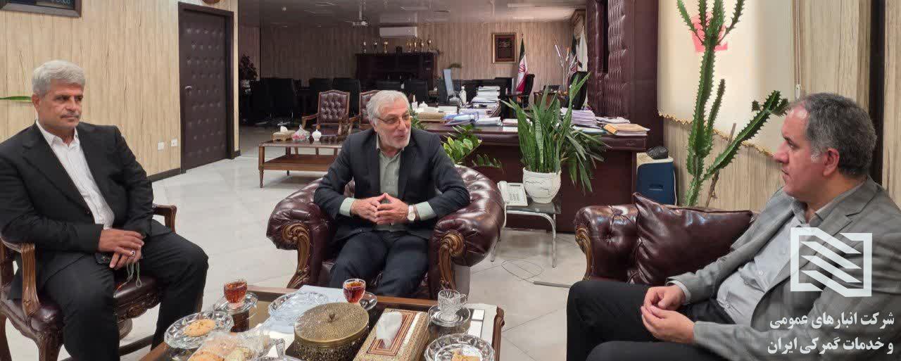 دیدار عضو هیات مدیره و سرپرست شرکت انبارهای عمومی ایران با مدیر کل گمرک تهران 4